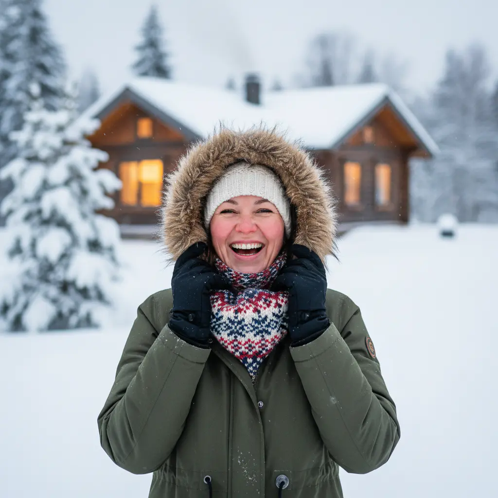 Happy homeowner
